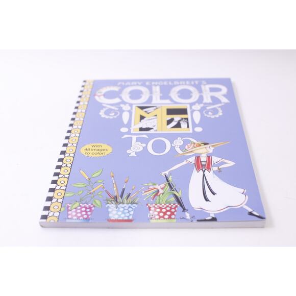Mary Engelbreit, Color ME Too, 48 Images, Coloring Book, ~ 251013-WH 1375 - Picture 1 of 5